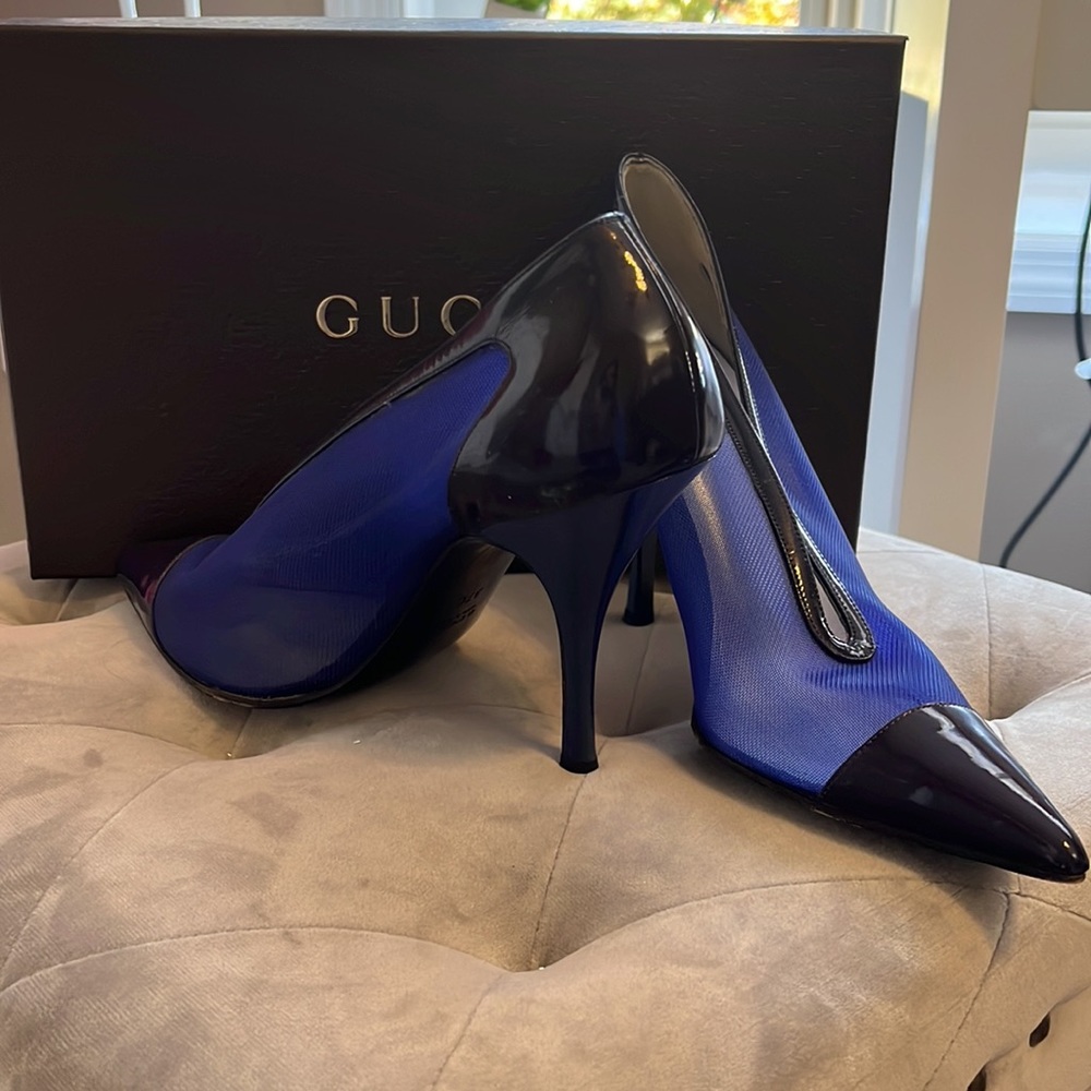 GUCCI- Size 37- Dust Bag inc.Box inc. Extra heel tips included